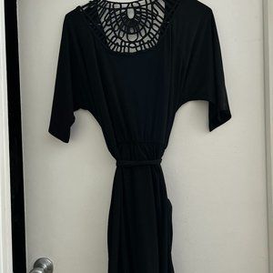 Halo Black Dress New, Size M